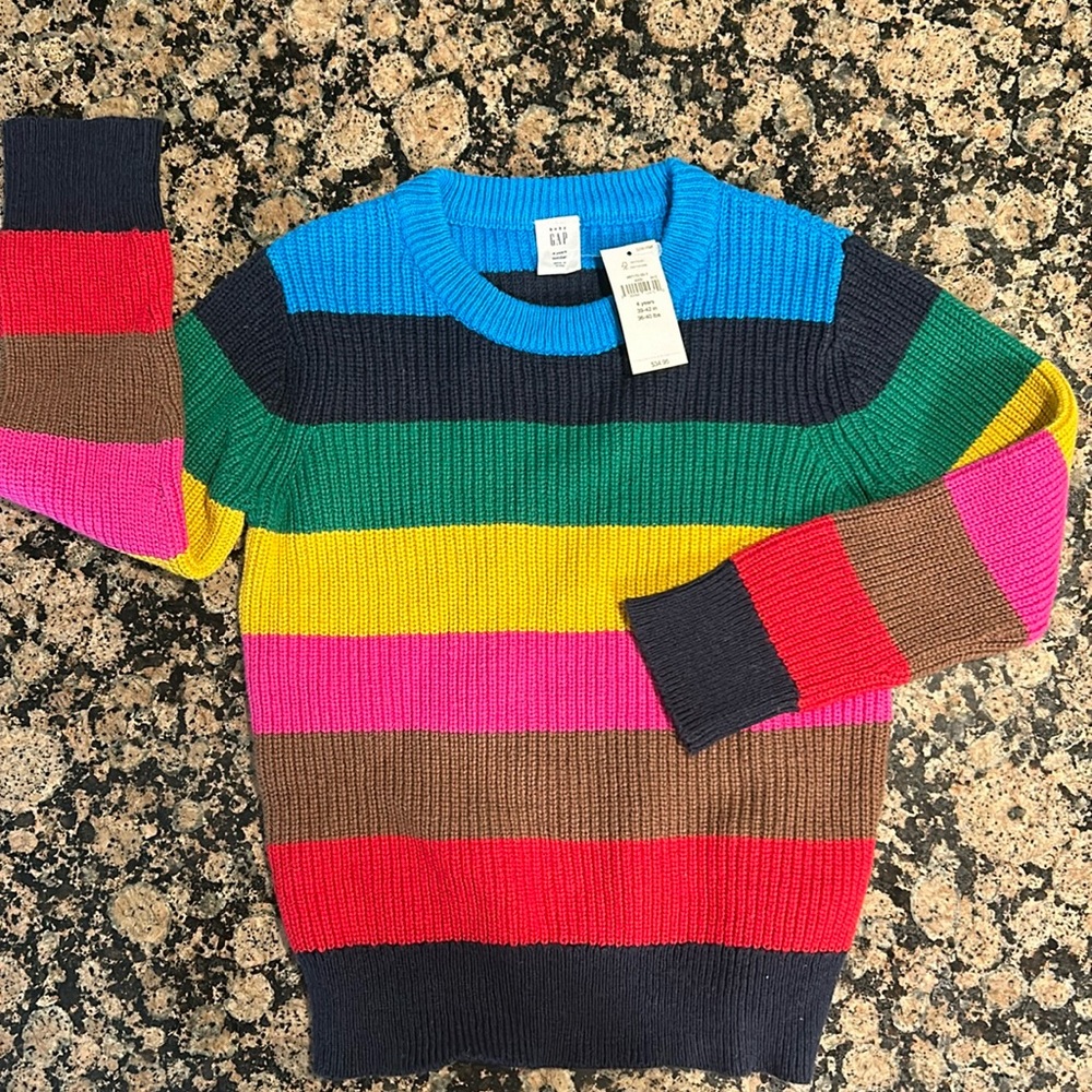 GAP Striped Toddler Sweater